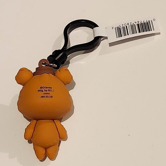 *2 for $30* The Muppets Fozzie Bear Figural Key Chain Clip - Purse Pal Pet - Picture 2 of 2
